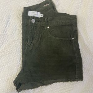 Kendall + Kylie High-Rise Corduroy Shorts